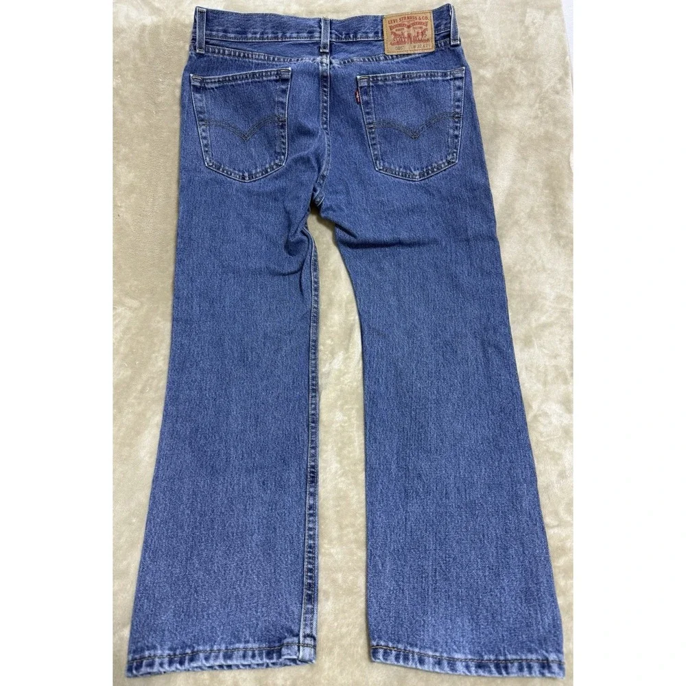 Levi's 505 Jeans Men 32W 29L Blue Regular Fit Straight Leg Cotton PC9-00505-4891